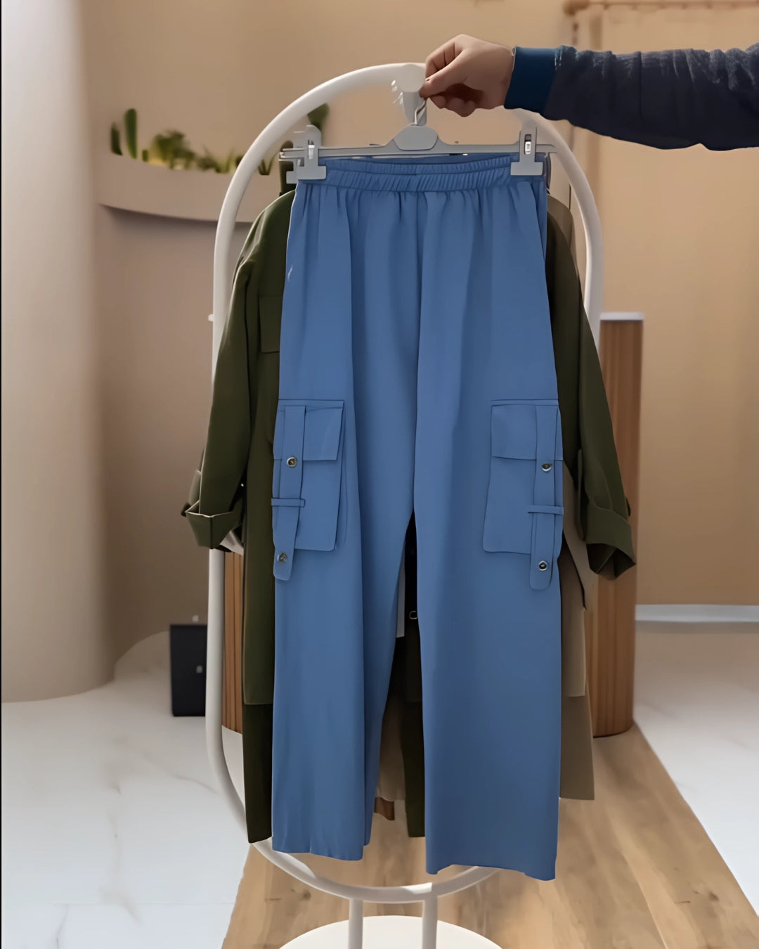 Atlas Cargo Co-ord Set (Sky Blue)