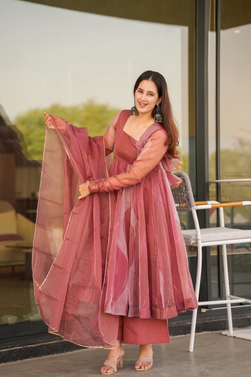 FANCY ANARKALI SUIT SET KF-G16