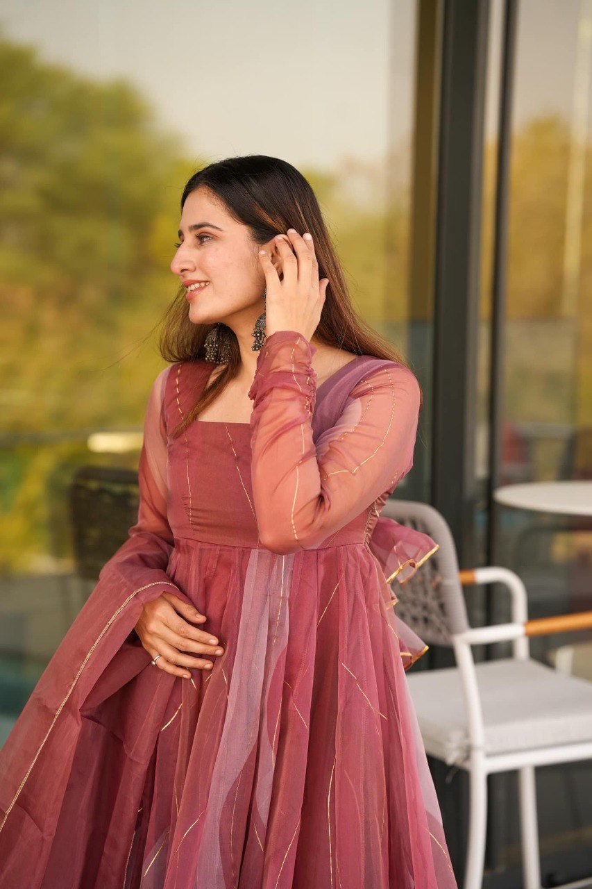 FANCY ANARKALI SUIT SET KF-G16