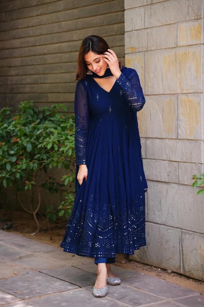 FANCY ANARKALI SUIT SET KF-G18