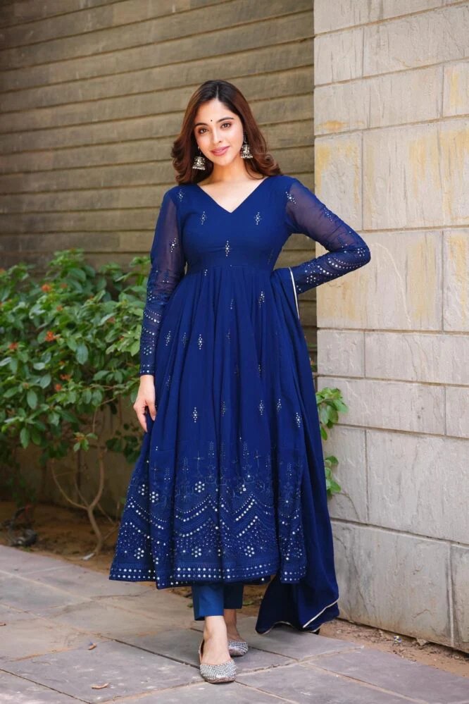 FANCY ANARKALI SUIT SET KF-G18