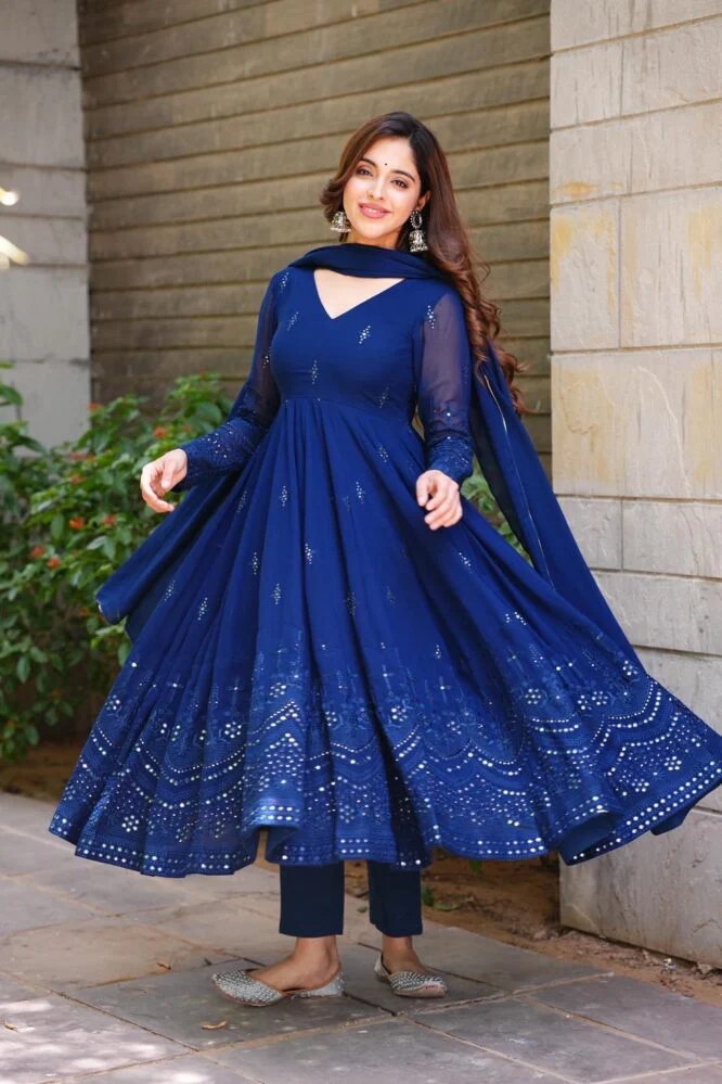 FANCY ANARKALI SUIT SET KF-G18