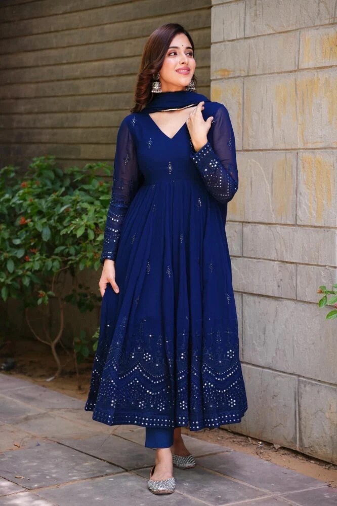 FANCY ANARKALI SUIT SET KF-G18