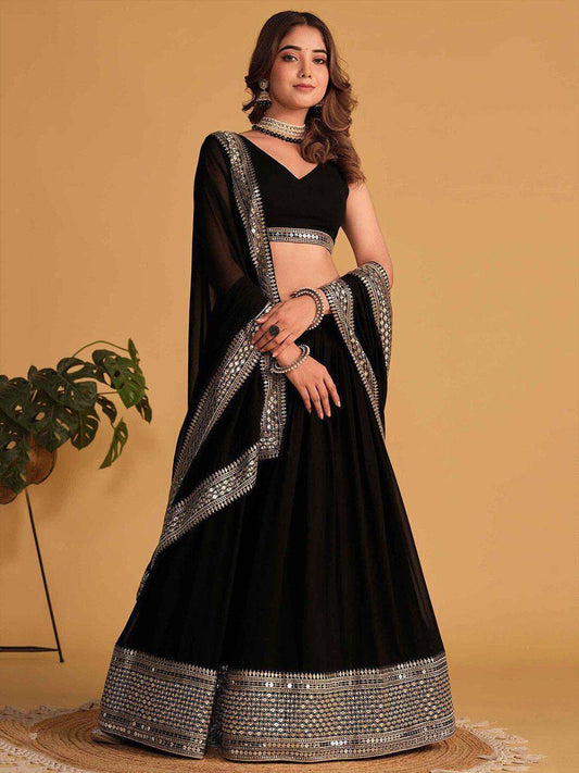 Designer Lehenga Choli Set for Women | Premium Partywear Ethnic Outfit KFT-6055